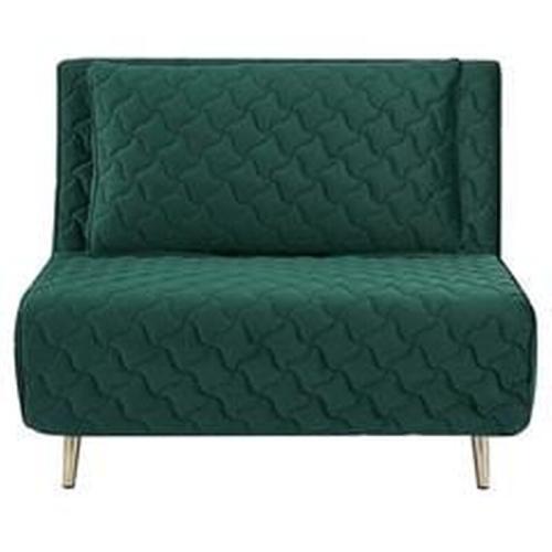 Barcelona Πολυθρόνα-κρεβάτι Πράσινο Καπιτονέ Υ83x106x92εκ.