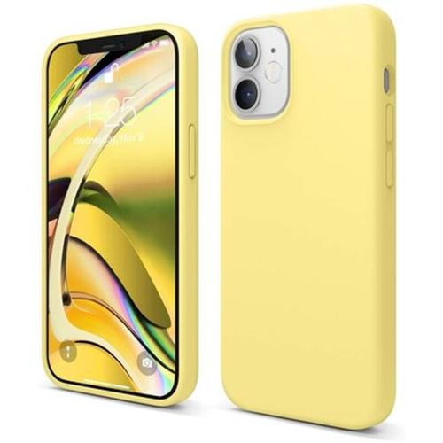 Θήκη Apple iPhone 12 Mini - Elago Soft Silicone - Yellow