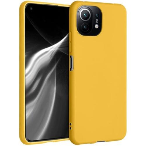 Θήκη Xiaomi Mi 11 Lite - Kwmobile Silicone Case - Honey Yellow