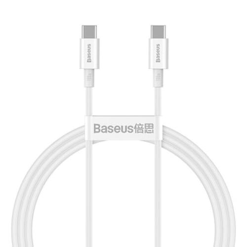 Baseus Superior Series Cable Usb-c To Usb-c 100w 1m White Catys-b02