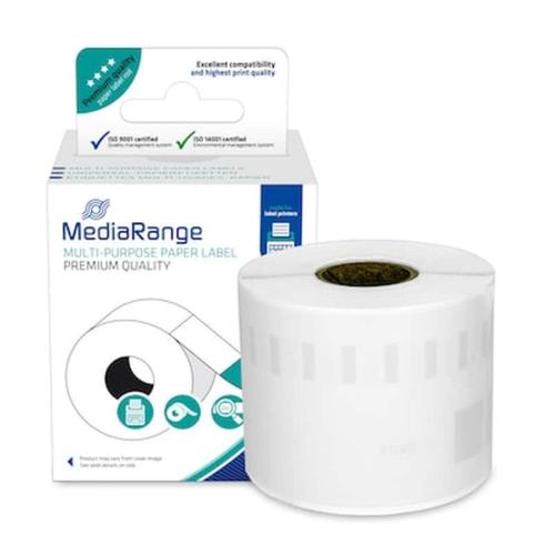 Mediarange Multi-purpose Paper Labels, For Label Printers Using Dymo 99014/s0722430 (mrdy99014)