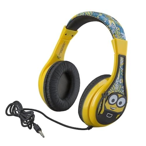Παιδικά Ενσύρματα Ακουστικά Minions Με Ασφαλή Μέγιστη Ένταση Ήχου