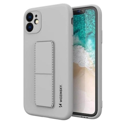 Wozinsky Kickstand Flexible Back Cover Case (iphone 11 Pro) Grey
