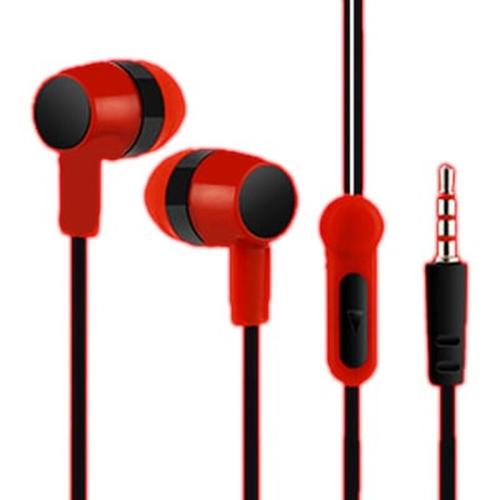 Lamtech Handsfree With Mic 3,5mm Jack Red Lam021363