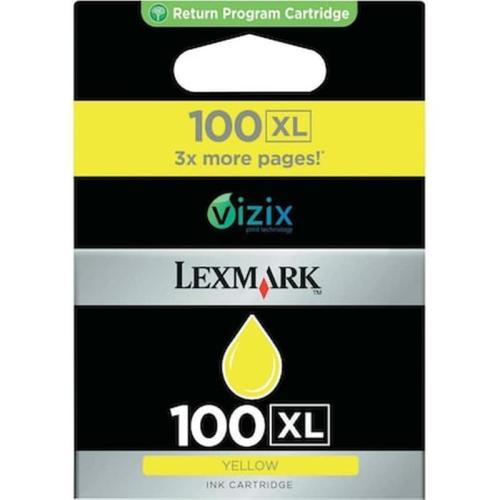 Μελάνι Lexmark 100XL Κίτρινο - 14N1071E