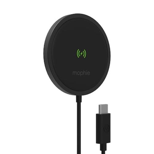 Mophie Snap Plus Wireless Charger Μαγνητικός Αντάπτορας Φόρτισης Ισχύος 15w Σε Χρώμα Μαύρο