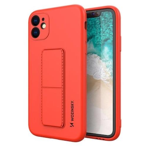 Wozinsky Kickstand Flexible Back Cover Case (iphone 12 Mini) Red