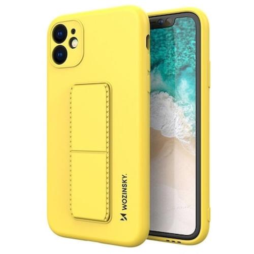 Wozinsky Kickstand Flexible Back Cover Case (iphone 12 Pro Max) Yellow
