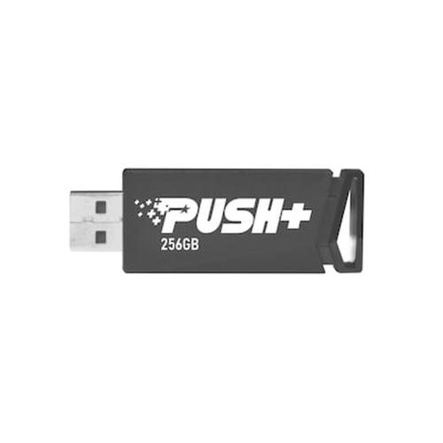 Usb Flash 256gb Patriot Memory Push+ Type-a 3.2 Gen 1 (3.1 Gen 1) Black