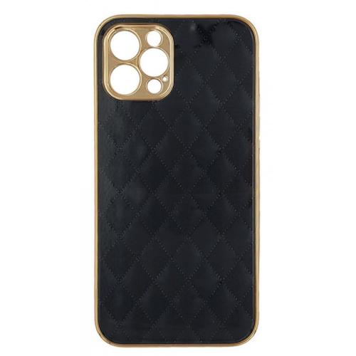 Θήκη Apple iPhone 12/iPhone 12 Pro - Gkk Electroplate Glass Case - Cube Black