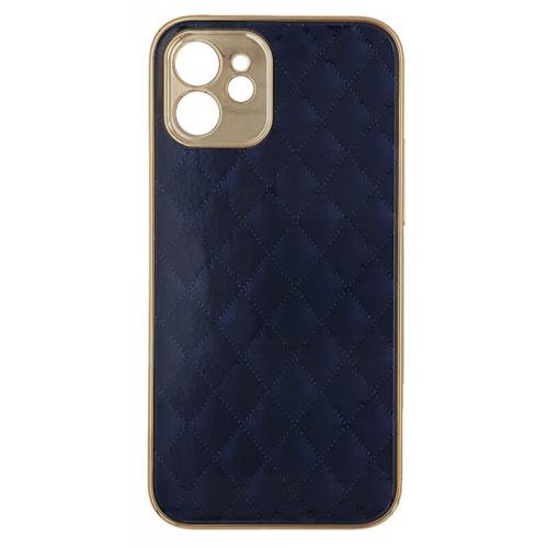 Θήκη Apple iPhone 12/iPhone 12 Pro - Gkk Electroplate Glass Case - Cube Blue