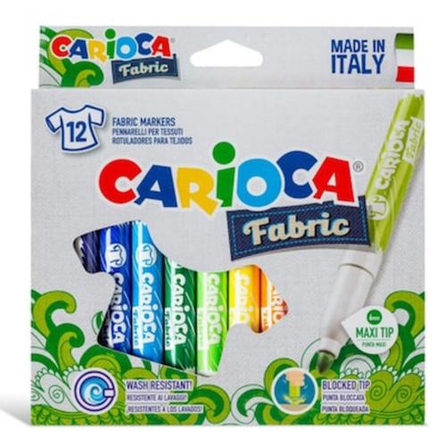 Carioca Μαρκαδοροι Fabric Για Υφασμα 12τμχ.