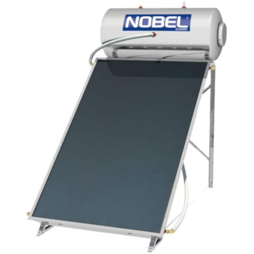 Ηλιακός Θερμοσίφωνας NOBEL Classic Inox 120L/2τμ Τριπλής Ενέργειας Κεραμοσκεπής