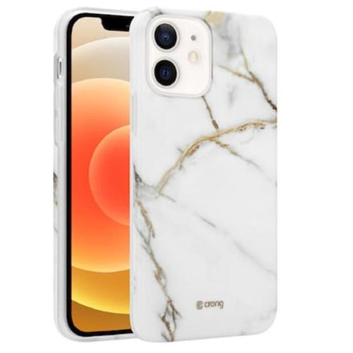 Θήκη Apple iPhone 12 Mini - Crong Marble - White
