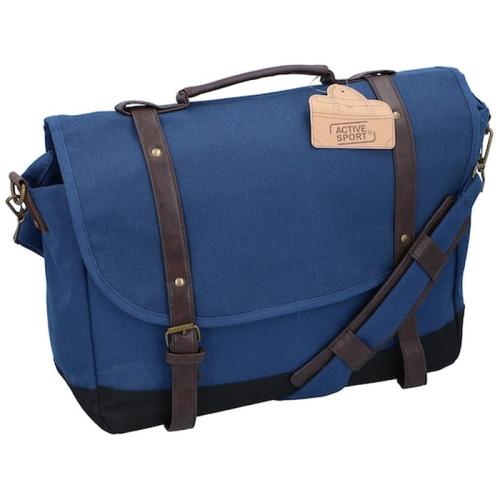 Τσάντα Ώμου Κατάλληλη Για Laptop Με Ιμάντα Ώμου, 40x30x13 Cm, Laptop Bag Μπλε