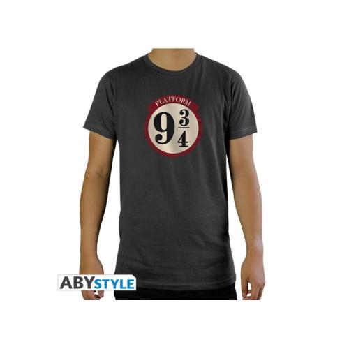 T-Shirt - Abysse Corp - Harry Potter- 9 3/4 - Γκρι L