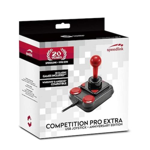 Speedlink Sl-650212-bkrd , Competition Pro Extra Usb Joystick - Anniversary, Black-red