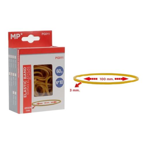 Mp Λαστιχάκια Συσκευασίας Pg011 Σε Κουτί, No10, 3x100mm, 60g