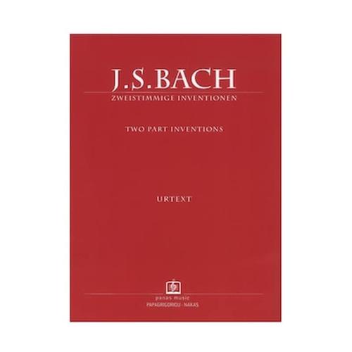 Papagrigoriou-nakas Bach - Two Parts Inventions, Bwv 772-786 Βιβλίο Για Πιάνο