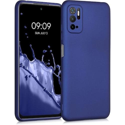 Θήκη Xiaomi Poco M3 Pro - Kwmobile Silicone Case - Metallic Blue