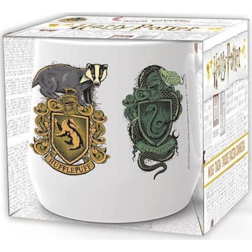 Harry Potter Emblems Mug Αυθεντική Κούπα Χάρι Πότερ Κεραμική Λευκή 355ml