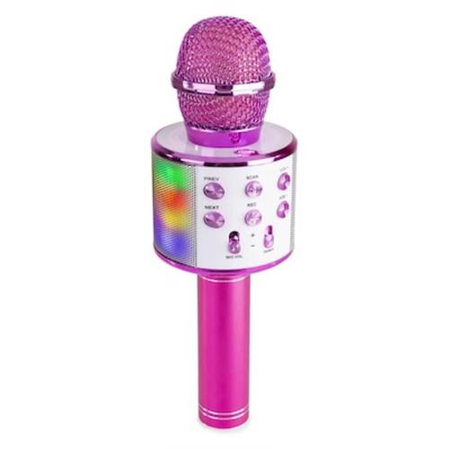 Max Km15p Μικροφωνο Karaoke Με Ηχειο Ροζ