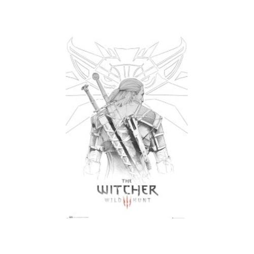 Αφίσα Abysse Corp The Witcher Geralt Sketch