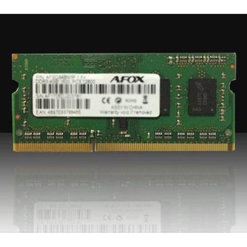 Μνήμη Ram Φορητού Ddr3 4gb Afox So-dimm 1333mhz Micron Chip Lv 1,35v