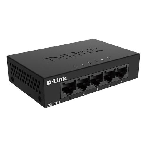 Dlink Switch Dgs-105gl 5 Port Gigabit
