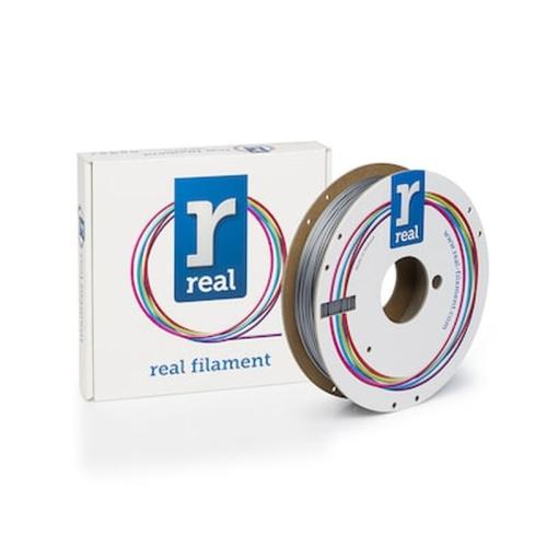 Real Pla 3d Printer Filament - Silver - Spool Of 0.5kg - 1.75mm (refplasilver500mm175)