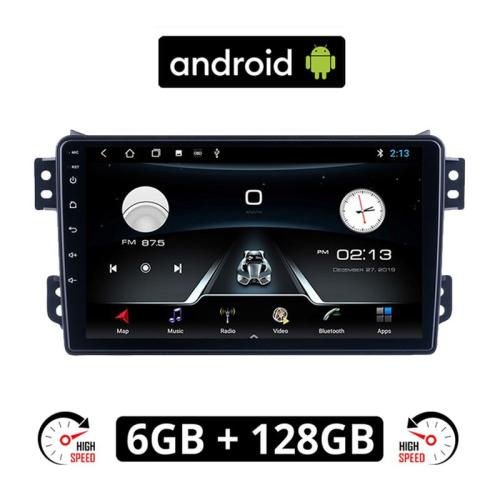 Ηχοσύστημα ΟΕΜ με Οθόνη Αφής 9 Android, GPS, Wi-Fi, Bluetooth - 6GB/128GB για SUZUKI SPLASH (μετά το 2008) - Μαύρο