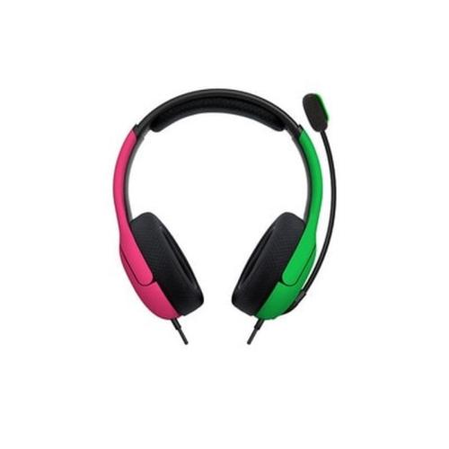 Pdp Lvl40 Wired Nsw - Ενσύρματα Gaming Ακουστικά - Ροζ/πράσινο