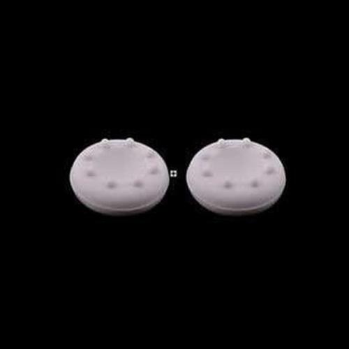 Analog Controller Thumb Stick Silicone Grip Cap Cover 2x White
