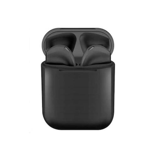 Ασύρματα Ακουστικά Bluetooth Με Βάση Φόρτισης I12 Tws Χρώματος Μαύρο Spm I12-black