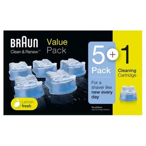 Braun Clean - Renew Refill Cartridges Ccr – 5+1 Pack