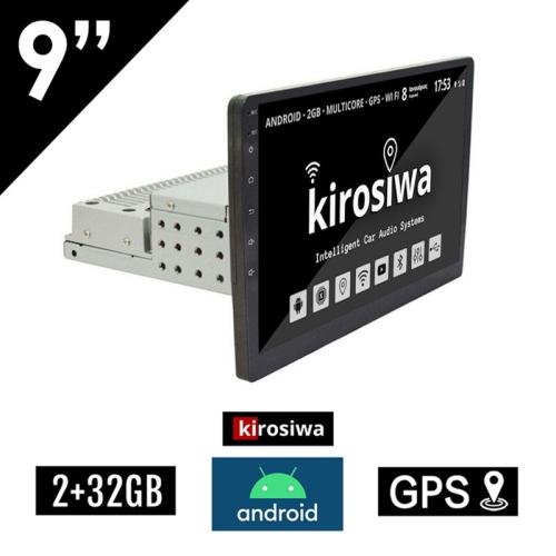 Kirosiwa Hχοσύστημα 9 Android GPS Wi-Fi Bluetooth 1-DIN KL-5692
