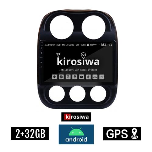 Kirosiwa Ηχοσύστημα με Οθόνη Αφής 10 Android GPS Wi-Fi Bluetooth (2GB+32GB) RX-9375 για JEEP Compass