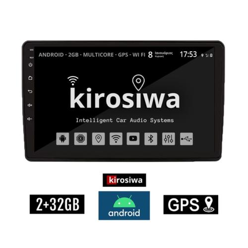 Kirosiwa Ηχοσύστημα με Οθόνη Αφής 9 Android GPS Wi-Fi Bluetooth (2GB+32GB) AC-4306 για FIAT Ducato