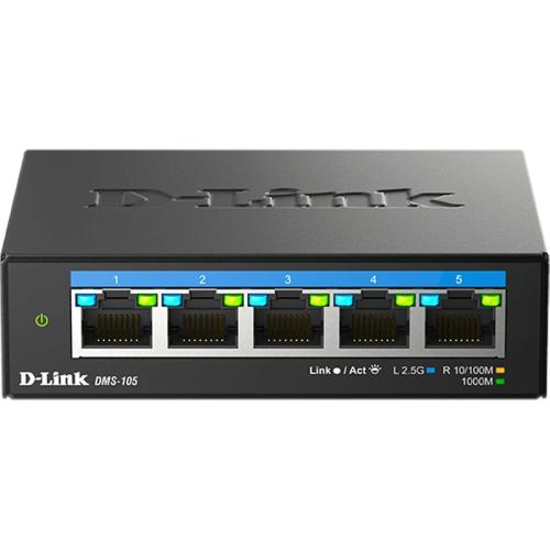 D-Link DMS-105/E 2.5G Network Switch Unmanaged Fast Ethernet (100 Mbps)
