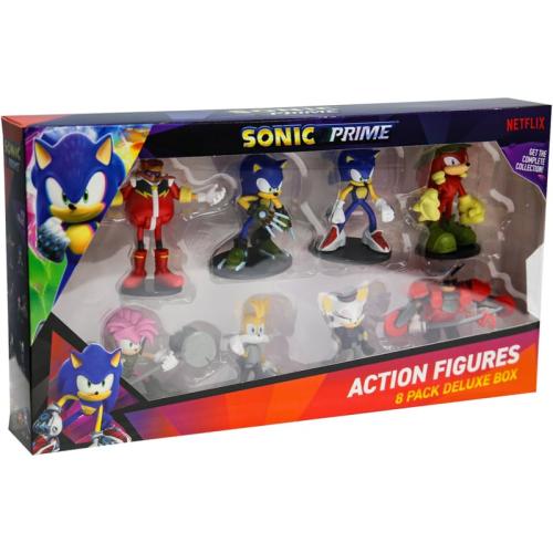 Φιγούρες P.M.I Sonic Prime SON6080 - 7.5cm - (8τμχ)