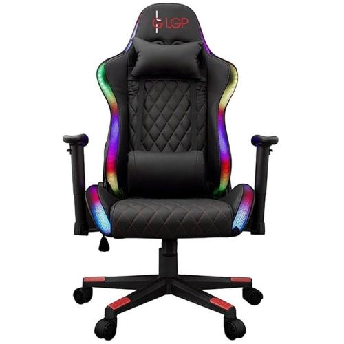 Gaming Καρέκλα Lamtech LGP Thunderbolt RGB από Τεχνητό Δέρμα - Μαύρο