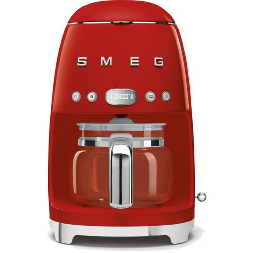 Μηχανή Καφέ Φίλτρου SΜΕG DCF02RDEU 50s Style 1050W Κόκκινη