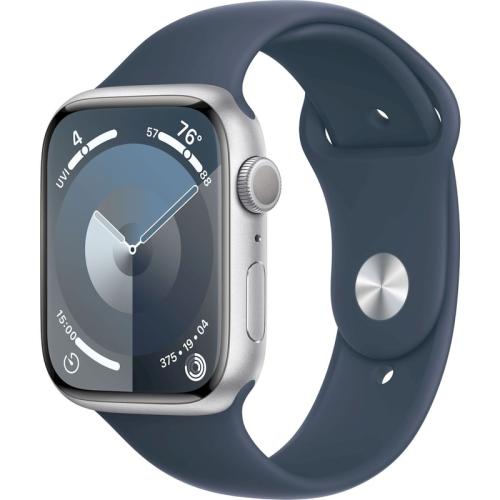 Apple Watch Series 9 Aluminium Silver GPS 45mm - Blue Small/Medium