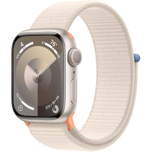Apple Watch Series 9 Aluminium White GPS 41mm - White Sport Loop