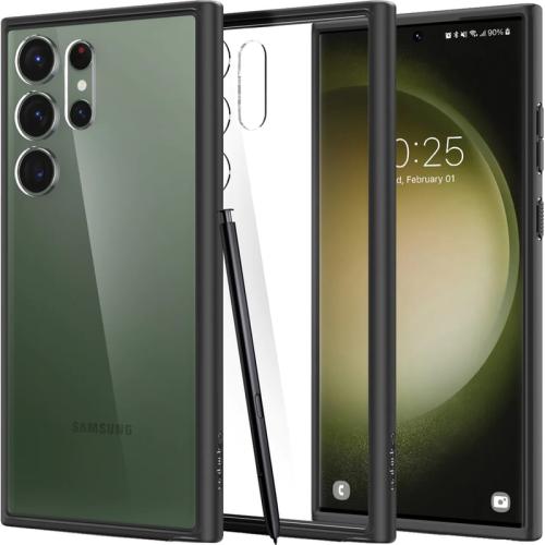 Θήκη Samsung Galaxy S23 Ultra - Spigen Ultra Hybrid - Matte Black