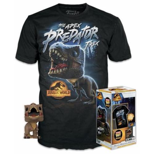 T-Shirt Funko Pocket Pop! Tee: Jurassic World Dominion - T-Rex - Kids S
