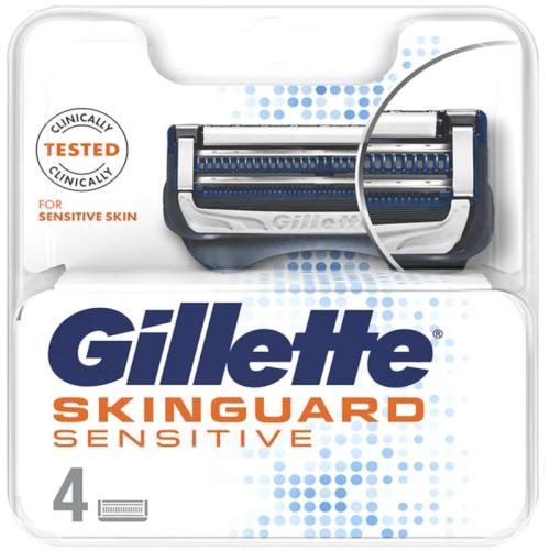 Ανταλλακτικές Κεφαλές GILLETTE Skinguard Sensitive Ανταλλακτικά 4τεμ