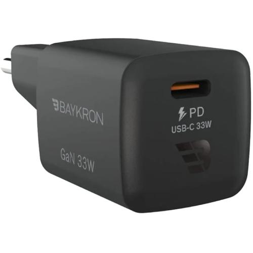 Φορτιστής Πρίζας Baykron USB-C 33W - Μαύρο