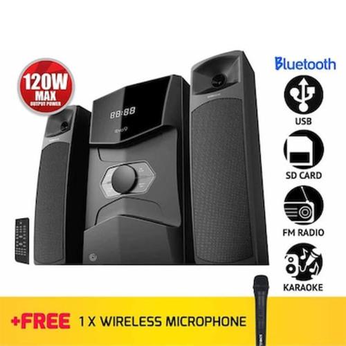 Sonic Gears Bluetooth Multimedia Audio Speakers 2,1 Black Evo9btmi