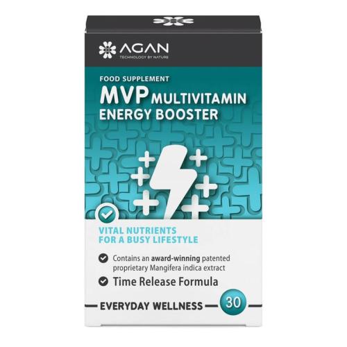 Agan Multivitamin Mvp Energy Booster - 30 ταμπλέτες